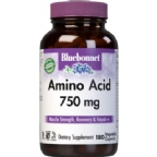 Bluebonnet Kosher Amino Acid 750 mg Dairy  180 Vegetable Capsules