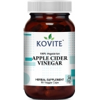 Kovite Kosher Organic Apple Cider Vinegar 500 mg. 90 Vegetable Capsules 