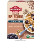 Arrowhead Mills Kosher Organic Maple Buckwheat Flakes Cereal Gluten Free 6 Pack 10 OZ
