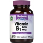 Bluebonnet Kosher Vitamin B1 100 Mg 100 Vegetable Capsules