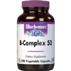 Bluebonnet Kosher B-Complex 50 100 Vegetable Capsules