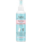 Babo Botanicals Kosher Baby Skin Mineral Sunscreen Spray, Spf 30 6 OZ