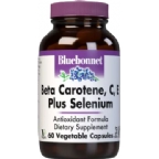 Bluebonnet Kosher Beta Carotene, C, E Plus Selenium 60 Vegetable Capsules