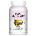 Maxi Health Kosher Maxi Biotin 5000 60 Maxicaps