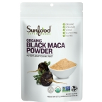 Sunfood Kosher Organic Black Maca Powder 4 OZ