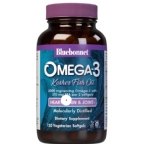 Bluebonnet Natural Omega-3 Kosher Fish Oil 120 Vegetarian Softgels