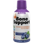Bluebonnet Kosher Bone Support Calcium Magnesium Plus D3 & K2 - Blueberry Flavor 16 Fl Oz