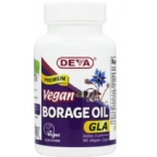 Deva Nutrition Vegan Borage Oil Not Certified Kosher  90  Vegan Capsules 