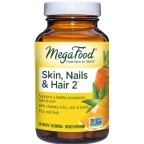 MegaFood Kosher Skin, Nails, & Hair 2  60 Tablets