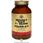 Solgar Kosher Brewer’s Yeast 7 1/2 Grain with Vitamin B12 250 Tablets