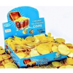 Carmit Kosher Milk Chocolate Chanukah Gelt Gold Coins Box - Dairy Cholov Yisroel 24 Bags