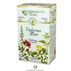 Celebration Herbals Kosher Valerian Mint Tea Organic 24 Tea Bags
