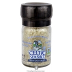 Selina Naturally Kosher Celtic Sea Salt Light Grey Mini Grinder 6 Pack 1.8 Oz