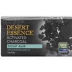 Desert Essence Activated Charcoal Soap Bar  5 Ounces