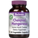 Bluebonnet Kosher Albion Chelated Manganese 10 mg 90 Vegetable Capsules