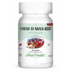 Maxi Health Kosher Chew D Max (Vitamin D3) 1000 IU Chewable Berry Flavor 100 Tablets