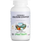 Maxi Health Kosher Chewable Calcium Complex Vanilla Flavor 180 Tablets