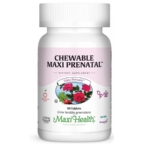 Maxi Health Kosher Maxi Prenatal Chewable Cherry Flavor  90 Chewable Tablets