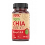Deva Nutrition Vegan Chia Seed Oil Omega-3-6-9 Not Certified Kosher 90 Softgels