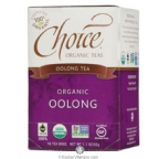 Choice Organics Tea Kosher Oolong Tea 6 Pack 16 Tea Bags
