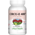 Maxi Health Kosher Circu-E 400 (Vitamin E) 60 Chlorphyll Capsules