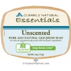 Clearly Natural Glycerine Bar Soap Unscented 4 OZ
