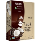 NuGo Nutrition Kosher Dark 10g Protein Bar Chocolate Coconut Parve 12 Bars