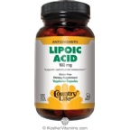Country Life Kosher Lipoic Acid 100 Mg 50 Vegetarian Capsules