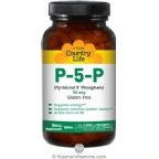 Country Life Kosher P-5-P (Pyridoxal 5 Phosphate) 50 Mg  100 Tablets