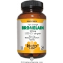 Country Life Kosher Triple Strength Bromelain 500 mg 60 Tablets