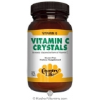 Country Life Kosher Vitamin C Crystals 8 OZ