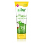 Alba Botanica Very Emollient Cream Shave Coconut Lime 8 OZ