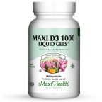 Maxi Health Kosher Vitamin D3 1000 IU 180 Liquid Softgels