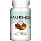 Maxi Health Kosher Vitamin D3 3000 IU 90 Tablet