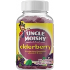 Uncle Moishy Kosher Elderberry Standardized Sambucus vitamin C & Zinc   60 Gummies