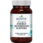Kovite Kosher Energy Mushroom Support  60 Vegetable Capsules 