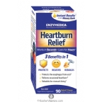 Enzymedica Heartburn Soothe - Vanilla-Orange Vegan Not Certified Kosher 90 Chewables 0 