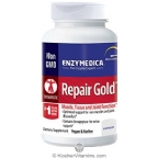 Enzymedica Kosher Repair Gold Bromelain, Papain, & Serrapeptase 120 Capsules