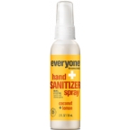 EO Products Hand Sanitizer Spray -  Coconut and Lemon 2 Oz