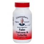 Dr. Christopher’s Kosher False Unicorn & Lobelia 100 Vegetarian Capsules