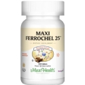 Maxi Health Kosher Maxi Ferrochel 25 Extra Gentle Iron 25 Mg 100 Tablets