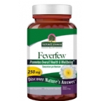 Natures Answer Standardized Feverfew Herb Extract Vegetarian Suitable not Certified Kosher 90 Vegetable Capsules