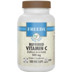 Freeda Kosher Buffered Vitamin C 500 Mg 500 Veg Caps