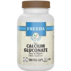 Freeda Kosher Calcium Gluconate 500 Veg Caps