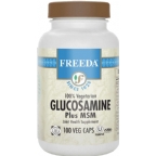 Freeda Kosher Vegetarian Glucosamine 500 Mg (Shellfish Free) Plus MSM 100 Veg Caps