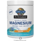 Garden of Life Kosher Dr. Formulated Whole Food Magnesium Anti Stress+Calm+Regularity Orange Flavor 14.8 OZ