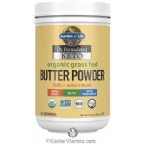 Garden of Life Kosher Dr. Formulated Keto Organic Grass Fed Butter Powder Dairy 10.58 Oz