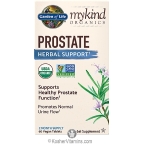Garden of Life Kosher mykind Organics Prostate Herbal Support 60 Vegan Tablet