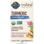 Garden of Life Kosher mykind Organics Turmeric Pain Relief  30 Vegan Tablets
