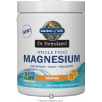 Garden of Life Kosher Dr. Formulated Whole Food Magnesium Anti Stress+Calm+Regularity Orange Flavor 7 OZ